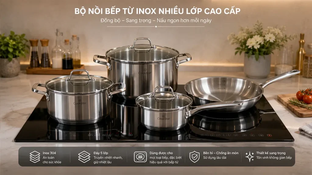 Vệ sinh và bảo quản chảo bếp từ đúng cách