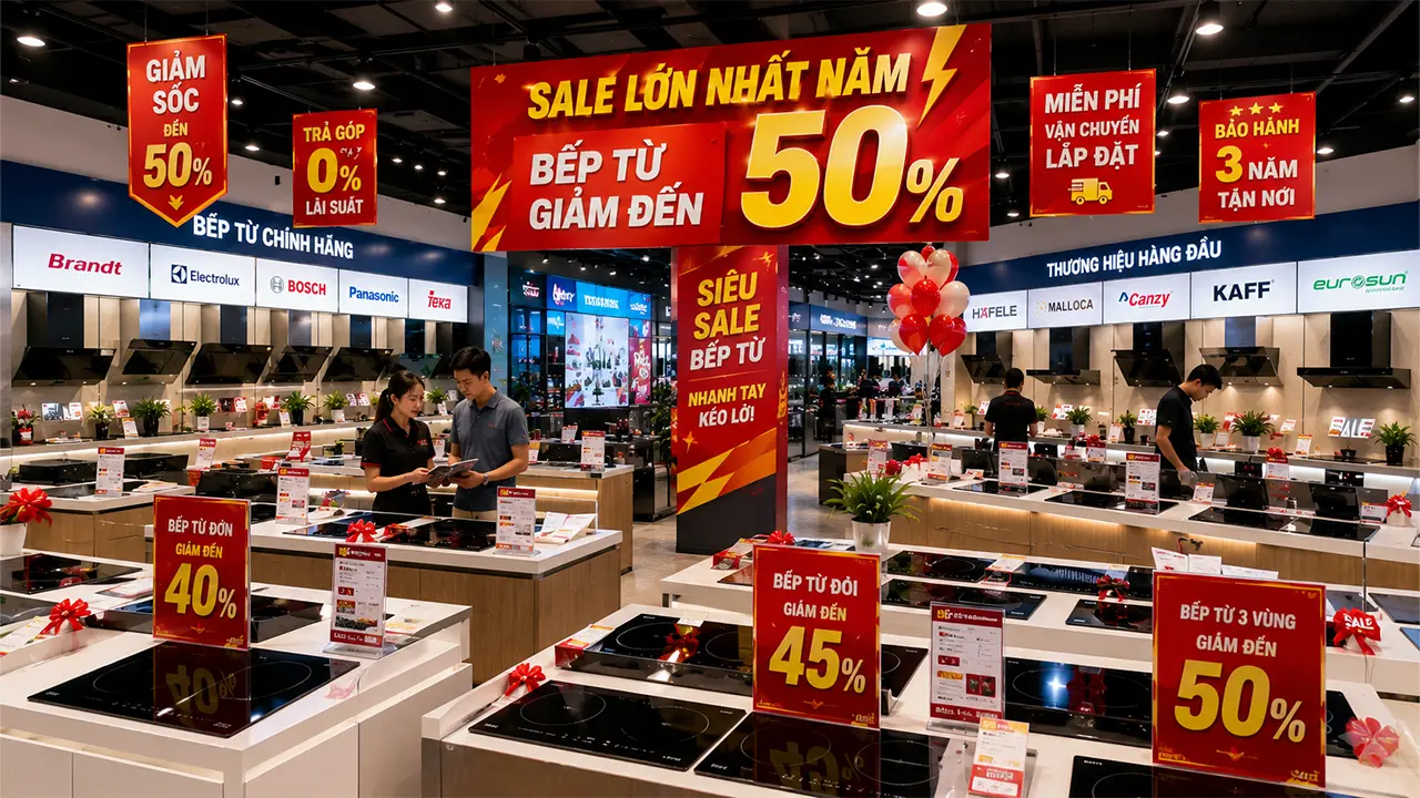 Bếp từ giá rẻ là lựa chọn phù hợp cho người có ngân sách hạn chế nếu chọn đúng sản phẩm.
