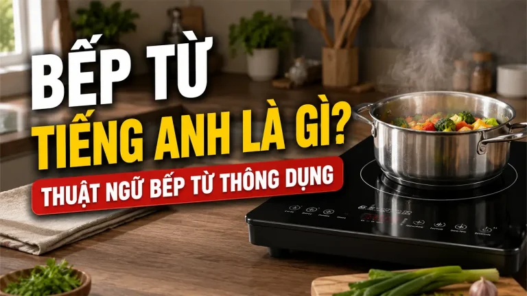 Tìm hiểu bếp từ tiếng Anh là gì, các thuật ngữ bếp từ thông dụng và cách sử dụng đúng trong giao tiếp, tài liệu kỹ thuật.