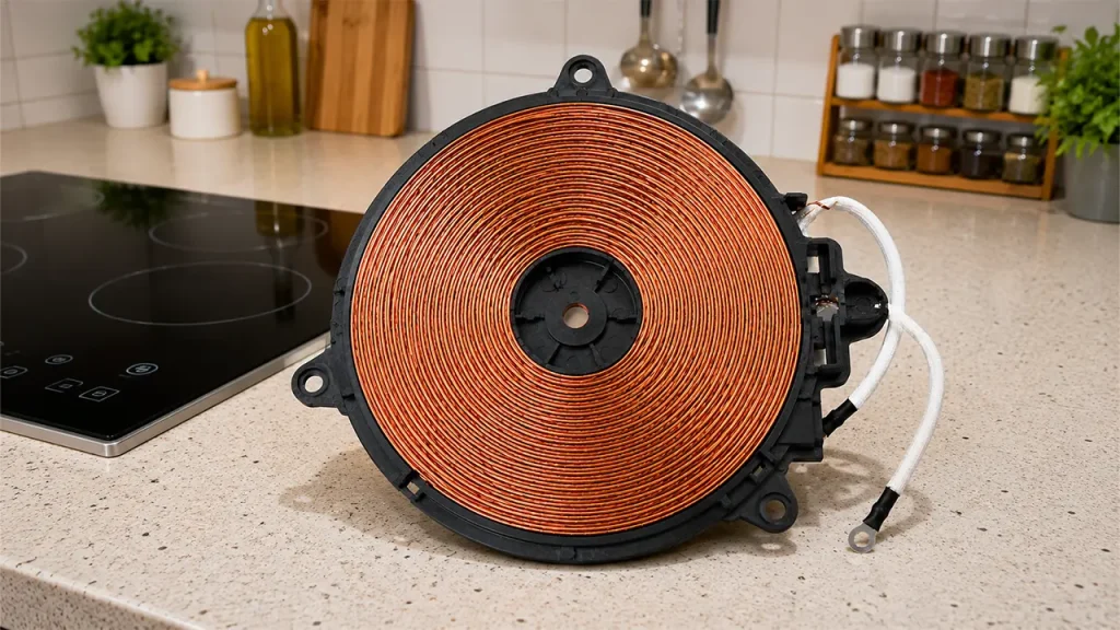 Tìm hiểu Induction Coil là gì và vai trò của cuộn dây từ trong nguyên lý hoạt động của bếp từ.