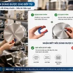 Bộ nồi inox chuyên dụng cho bếp từ